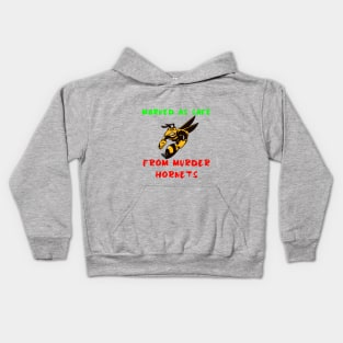 Marked As Safe From Murder Hornets, Hornet vs Bee Kids Hoodie